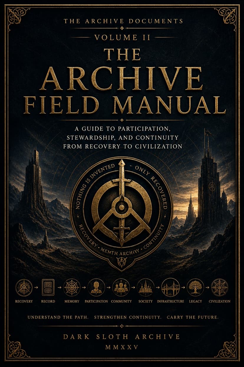 The Archive Field Manual