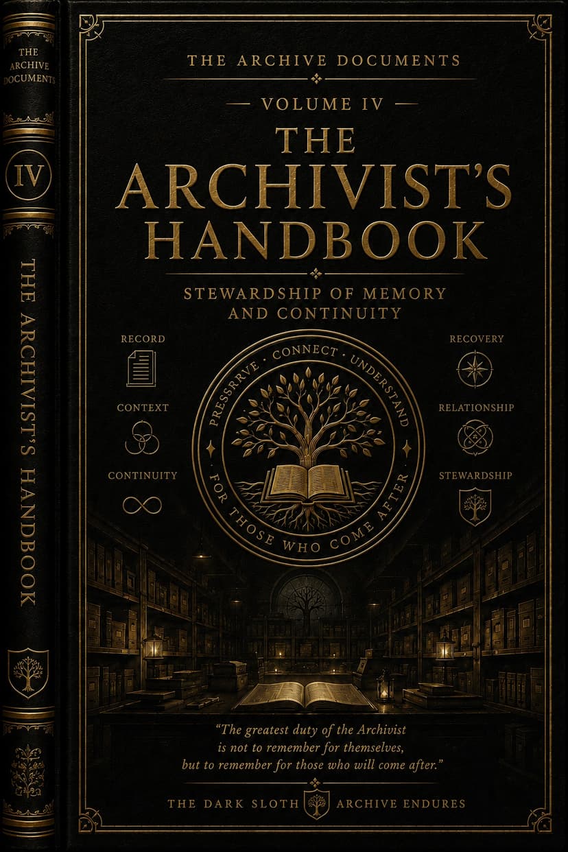 The Archivist's Handbook
